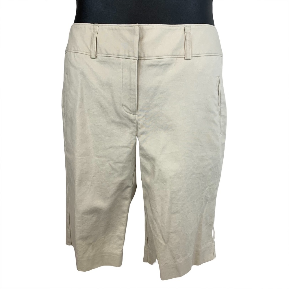 Dana Buchman Signature Tan dress Shorts, Size 10